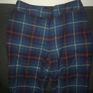 plaid pants